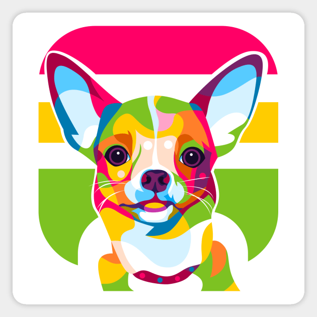 Chihuahua Dog Sticker by wpaprint